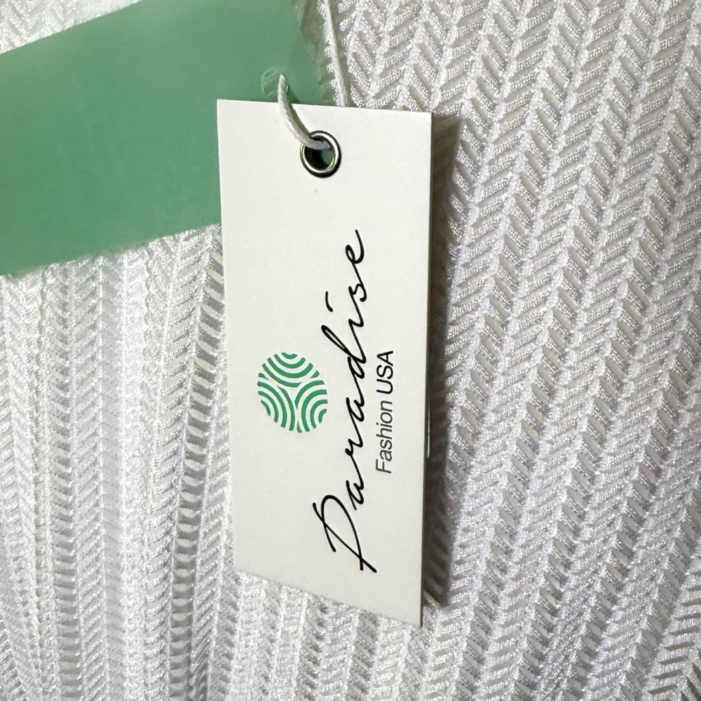 Paradise | White Mesh Swim Cover-Up - Picture 6 of 9